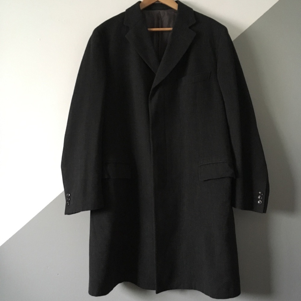 Ermenegildo Zegna IT 54 US 44 Wool Overcoat EUC